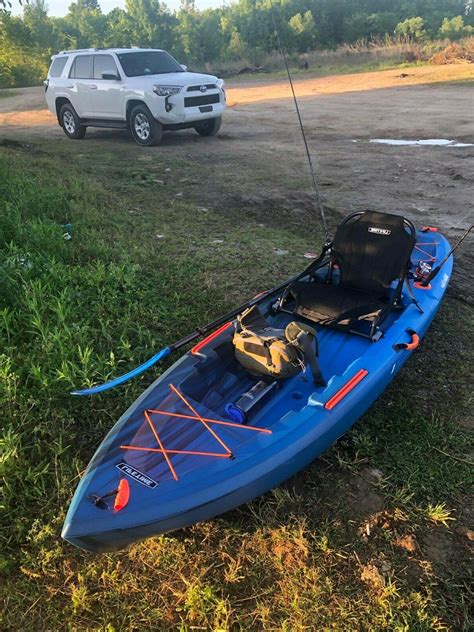 Features like the molded in footrests, adjustable seat back and seat pad, and the built-in water bottle holder will let you ride in comfort. . Lifetime teton 100 angler kayak